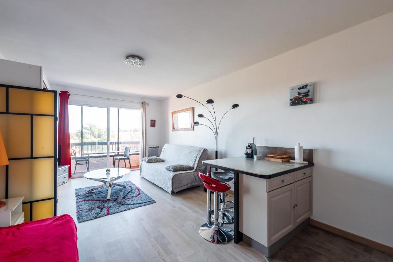 Grand Studio Avec Piscine Presqu'Ile De Giens 耶尔 外观 照片